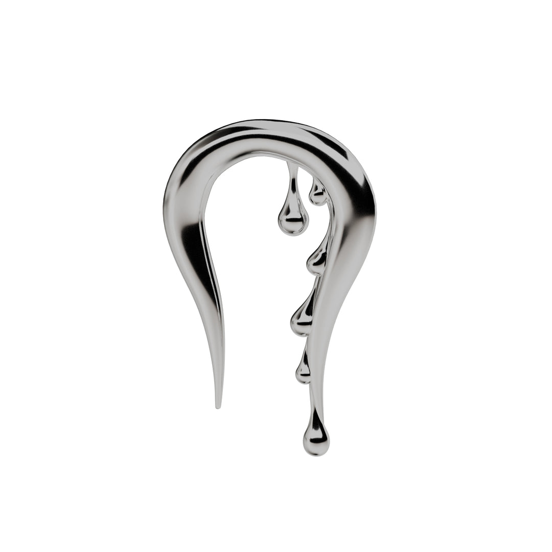 Crescent Drip earring